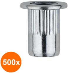 Bralo Set 500 x Piulite-nit Ingropate Cap Lat Otel-M 3 x 10.5 (COR-500xBR.371103005S)