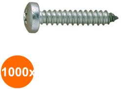 Schaefer-Peters Set 1000 x Surub Cap Bombat pentru Tabla 7981 Inox A2 -2.9 x 13 (COR-1000x798122913S)