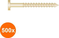 Baer-Original Set 500 x Cui Striat 3.1x 60 - Zincat (COR-500x0.18331060S)