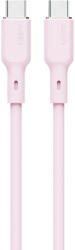 AUKEY CB-SCC102 USB-C-USB-C kábel, 100W, 1, 8m (rózsaszín) (CB-SCC102 Pink) - mione