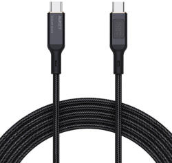 AUKEY CB-MCC101 USB-C-USB-C kábel, 100W, 1m (fekete) (CB-MCC101 Black) - mi-one