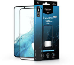 MyScreen Samsung S906 Galaxy S22+ 5G/Galaxy S23+ edzett üveg képernyővédő fólia - MyScreen Protector Diamond Glass Lite Edge2.5D - fekete (LA-2211)