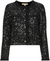 MICHAEL Michael Kors Jerseuri și Cardigane Femei SEQUIN PKT SNAP JKT MICHAEL Michael Kors Negru EU XS