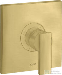 Hansgrohe AXOR Citterio falsík alatti kád/zuhany csaptelep, szálcsiszolt sárgaréz hatású 39655950 (39655950)