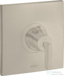 Hansgrohe AXOR Citterio Highlow falsík alatti termosztátos csaptelep, szálcsiszolt nikkel 39711820 (39711820)