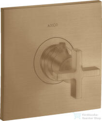 Hansgrohe AXOR Citterio Highlow falsík alatti termosztátos csaptelep, szálcsiszolt bronz 39716140 (39716140)