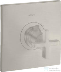 Hansgrohe AXOR Citterio Highlow falsík alatti termosztátos csaptelep, rozsdamentes acél hatású 39716800 (39716800)