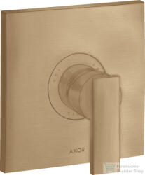 Hansgrohe AXOR Citterio falsík alatti kád/zuhany csaptelep, szálcsiszolt bronz 39655140 (39655140)