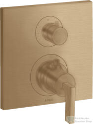 Hansgrohe AXOR Citterio falsík alatti termosztátos kád/zuhany csaptelep alaptest nélkül, szálcsiszolt bronz 39700140 (39700140)