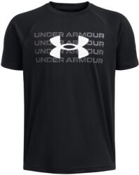 Under Armour UA B TECH WM LOGO SS-BLK Rövid ujjú póló 1386819-001 Méret YXL - top4running
