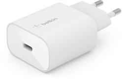 Belkin BOOST CHARGE 25w USB-C PD PPS Single Wall Charger w/ 1m C- Ltg Cable - White (WCA004vf1MWH-B5)