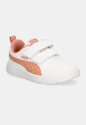 PUMA gyerek sportcipő Courtflex V3 Dotty narancssárga, 398758 - narancssárga 27.5