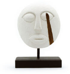 Ancient Wisdom Timor Tribal dekoratív maszk - antikolt - 27x20 cm (VINTEP-11)