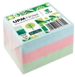 UPM Notes adeziv 75 x 75 200 file x 3 culori pastel (GN5654-20PG-6)