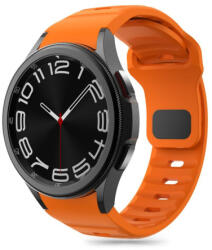 Tech-Protect Silicone Line szíj Samsung Galaxy Watch 4 / 5 / 5 Pro / 6 / 7 / FE, orange