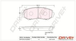 Dr! ve+ set placute frana, frana disc Dr! ve+ DP1010.10. 0067 - automobilus