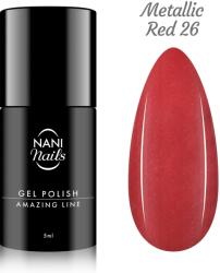 Naní Amazing Line gél lakk 5 ml - Metallic Red