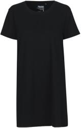 Neutral Hosszú női póló organikus Fairtrade biopamutból - Fekete | XS (NE-O81020-1000279248)