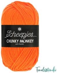 Scheepjes Chunky Monkey 1256 Neon Orange - narancs akril fonal
