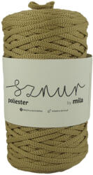 Polyester Sznur 5 mm lapos - 232 arany bézs (96975)