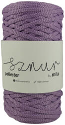  Polyester Sznur 5 mm lapos - 92 orchidea (6615)