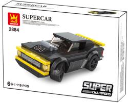 WANGE 2884 Super Champions - Supercar fekete/sárga sportkocsi (PZTV-WH2884)