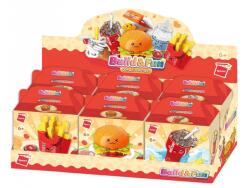 Qman ® 35012 | készségfejlesztő építőjáték | 194 db építőkocka | Mc burger menü (PZTV-QH35012)