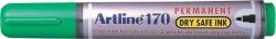 Artline Permanent marker ARTLINE 170 - Dry safe ink, corp plastic, varf rotund 2.0mm - verde (EK-170-GR) - officeclass