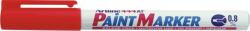 Artline Marker cu vopsea ARTLINE 444XF, corp metalic, varf rotund 0.8mm - rosu (EK-444XF-RE) - officeclass