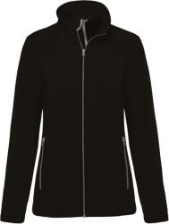Kariban Női két rétegű softshell dzseki, Kariban KA425, Black-XS (ka425bl-xs)