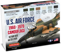 Lifecolor US Air Force 1960-1970 Camouflage 6 x 22 ml (CS62)