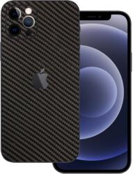 iPhone 12 Pro - 3D fekete karbon hátlap fólia