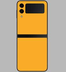 Samsung Galaxy Z Flip 3 - Fényes sárga hátlap fólia