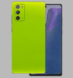 Samsung Galaxy Note 20 - Fényes metál lime hátlap fólia