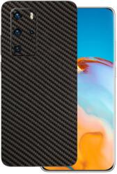 Huawei P40 Pro - 3D fekete karbon hátlap fólia