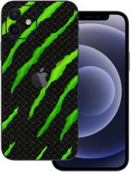 iPhone 12 Mini - Zöld karmolásos hátlap fólia