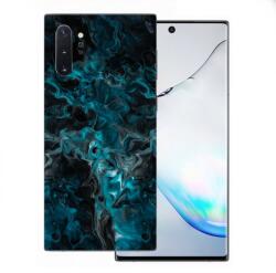 Samsung Galaxy Note 10 Plus 5G - Kék márvány mintás hátlap fólia
