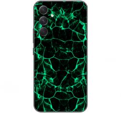 Galaxy A24 - Zöld füstcsíkos hátlap fólia