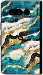  Pixel Fold - Kék agata mintás hátlap fólia