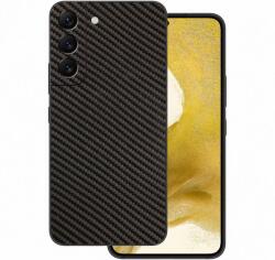 Samsung Galaxy S22 - 3D fekete karbon hátlap fólia