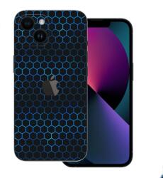 iPhone 14 - Kék méhsejt hátlap fólia