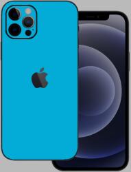 iPhone 12 Pro Max - Fényes metál világoskék hátlap fólia