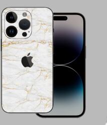  iPhone 14 Pro - Arany márvány mintás hátlap fólia