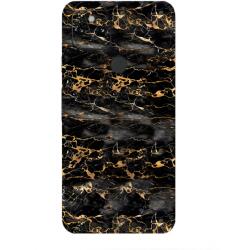 Pixel 5 - Fekete-arany márvány hátlap fólia