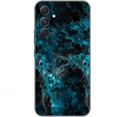 Galaxy A24 - Kék márvány mintás hátlap fólia