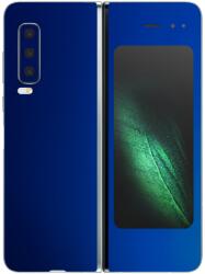 Samsung Galaxy Fold - Matt króm sötétkék hátlap fólia