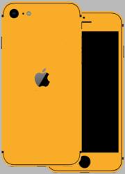 iPhone SE 2020 - Fényes sárga hátlap fólia