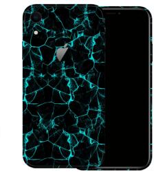 iPhone XR - Kék füstcsíkos hátlap fólia