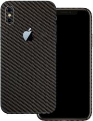 iPhone XS Max - 3D fekete karbon hátlap fólia