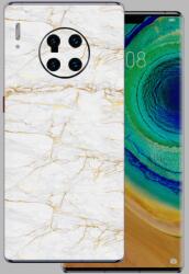 Huawei Mate 30 Pro - Arany márvány mintás hátlap fólia
